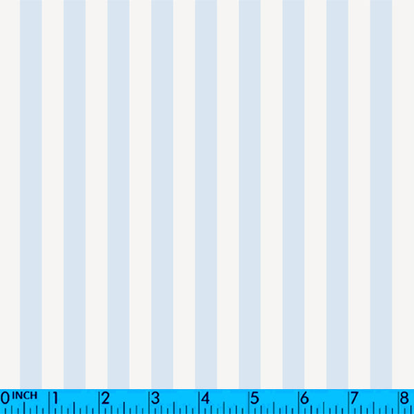 Blue Stripes + Baby Blue Luggage