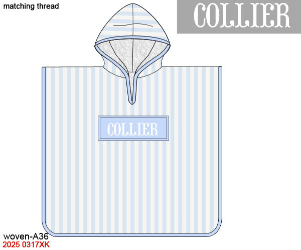 Blue Stripes + Baby Blue Luggage