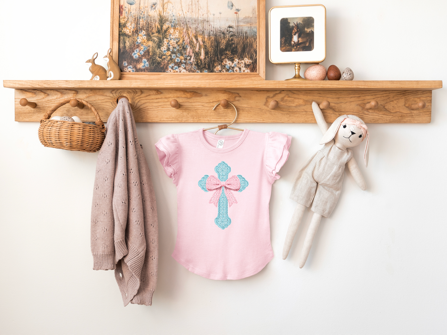 Turquoise croquette cross- Youth