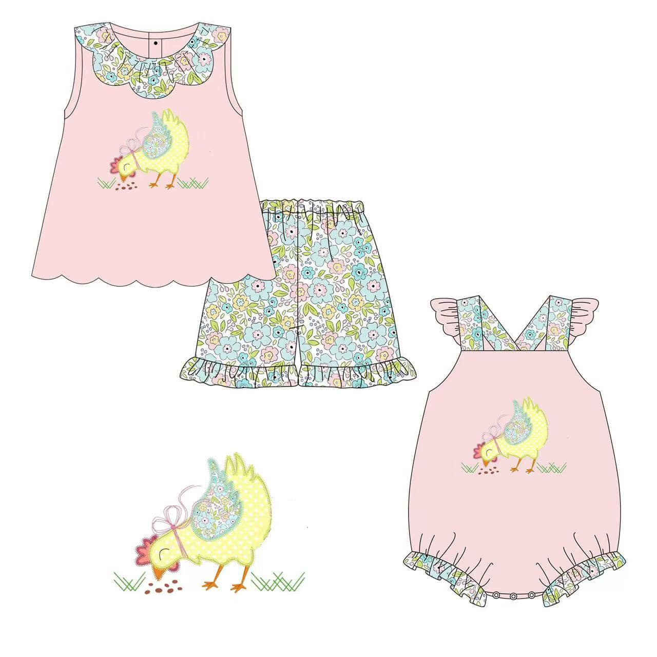 Chicken Applique Collection