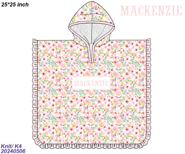 Custom Smocked Hooded Towel