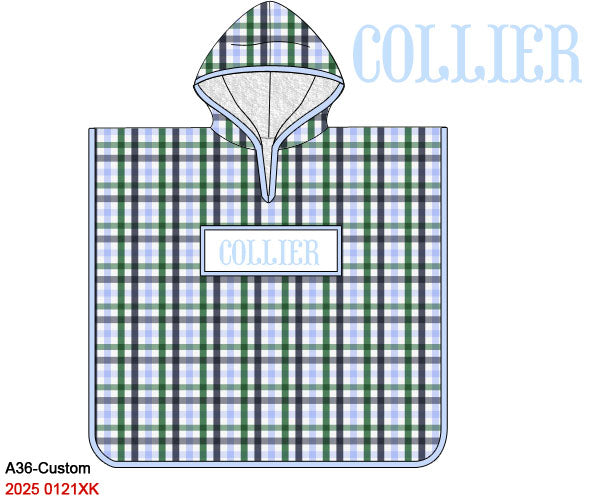 Custom Smocked Hooded Towel