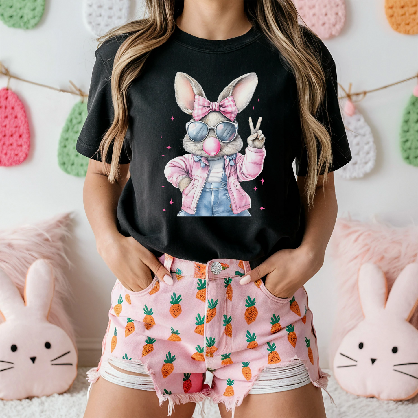 Peace Out Bunny- Multiple Styles