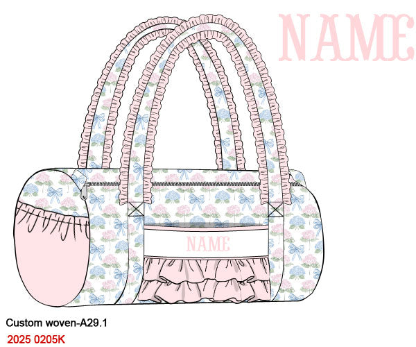 Hydrangeas & Bows Luggage