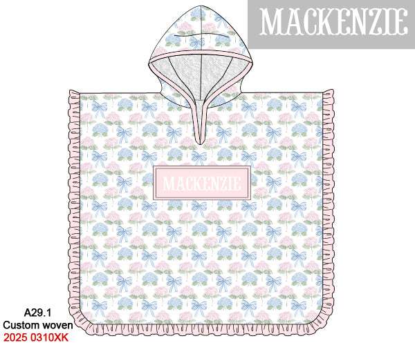 Hydrangeas & Bows Luggage