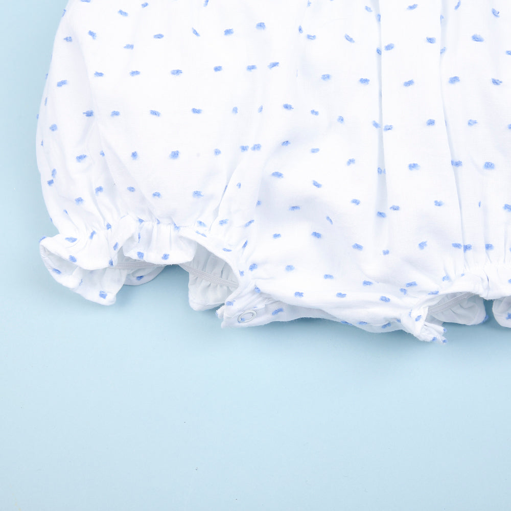 Blue Swiss Dot Bubble