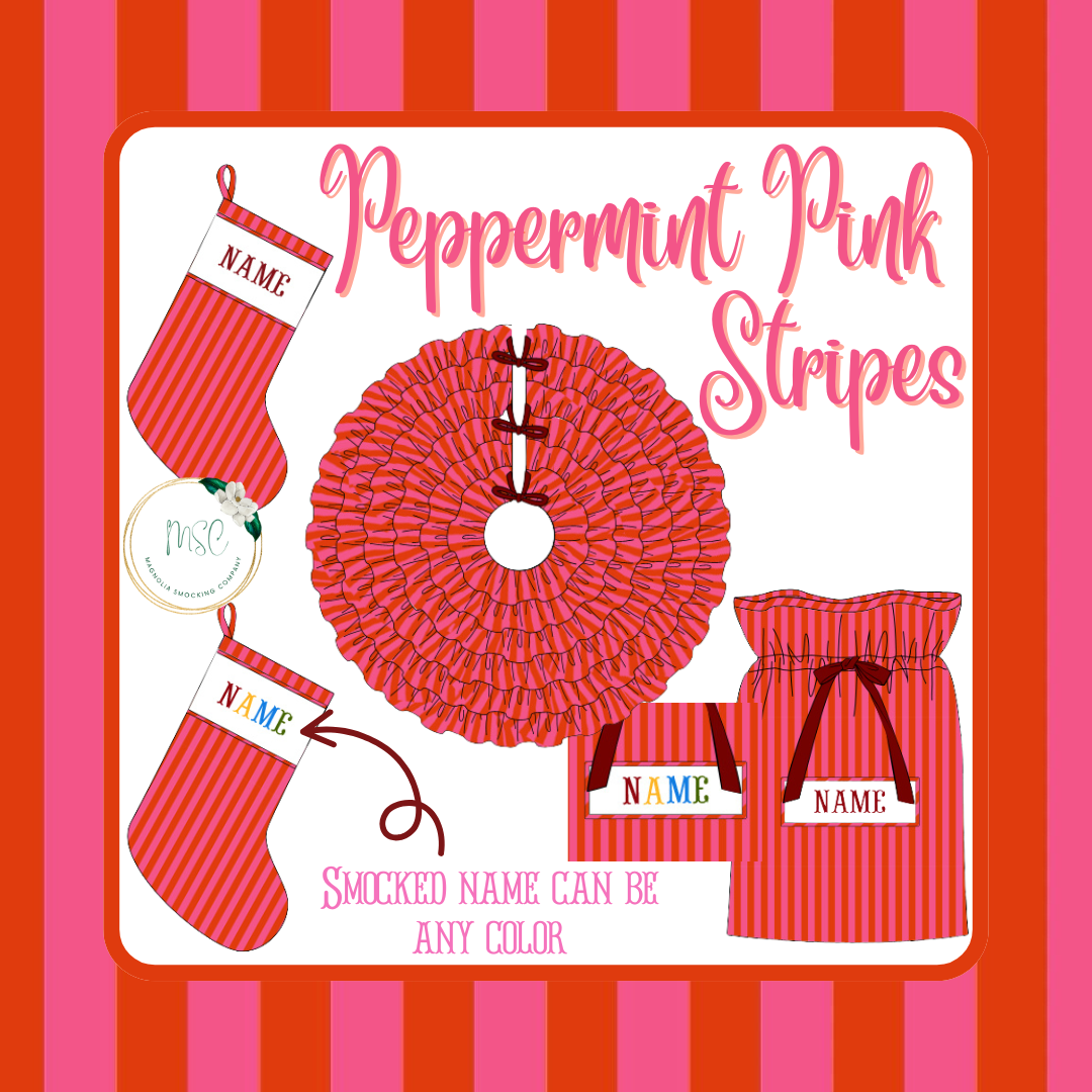 Peppermint Pink Stripes