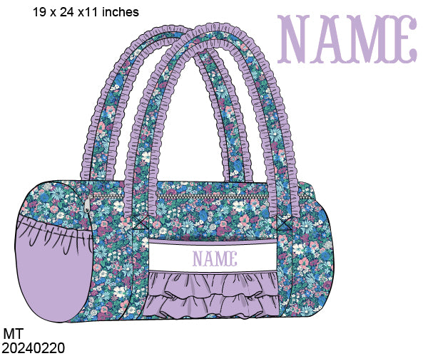 Blue Liberty Floral Luggage