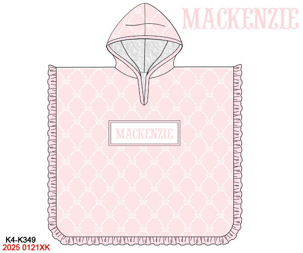 Custom Smocked Hooded Towel