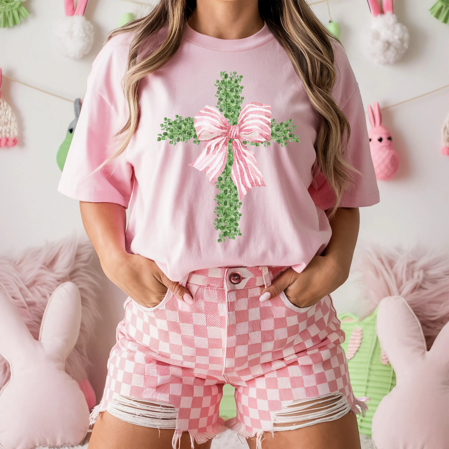 Boxwood Pink Bow Pink- Multiple Styles