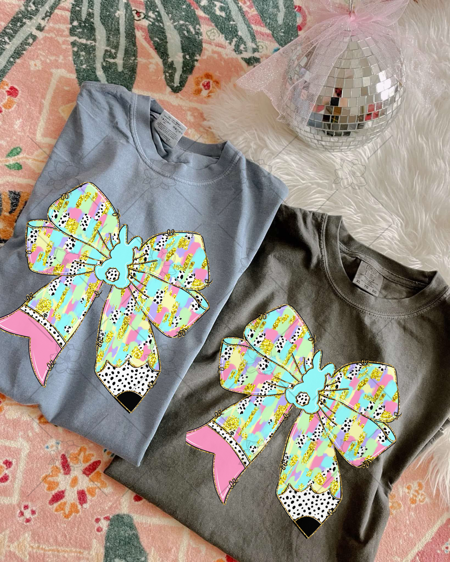Pastel Teacher Bow- Multiple Styles