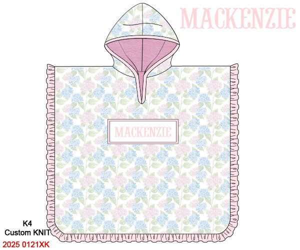 Custom Smocked Hooded Towel