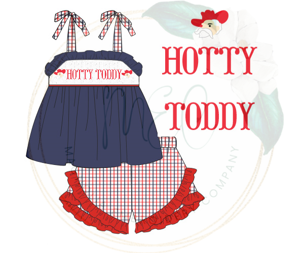 Hotty Toddy Smocked Pre-Order