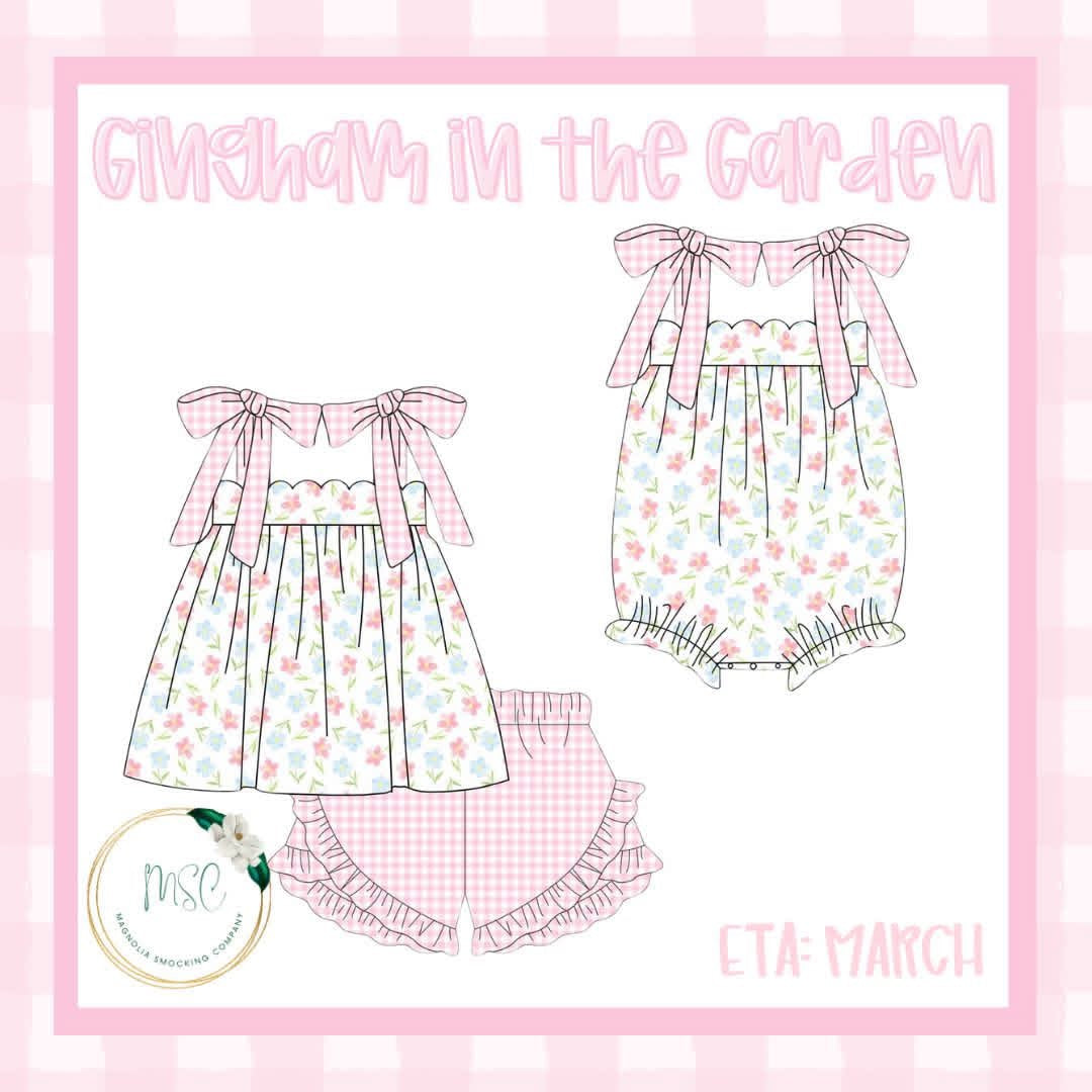 Gingham in the Garden