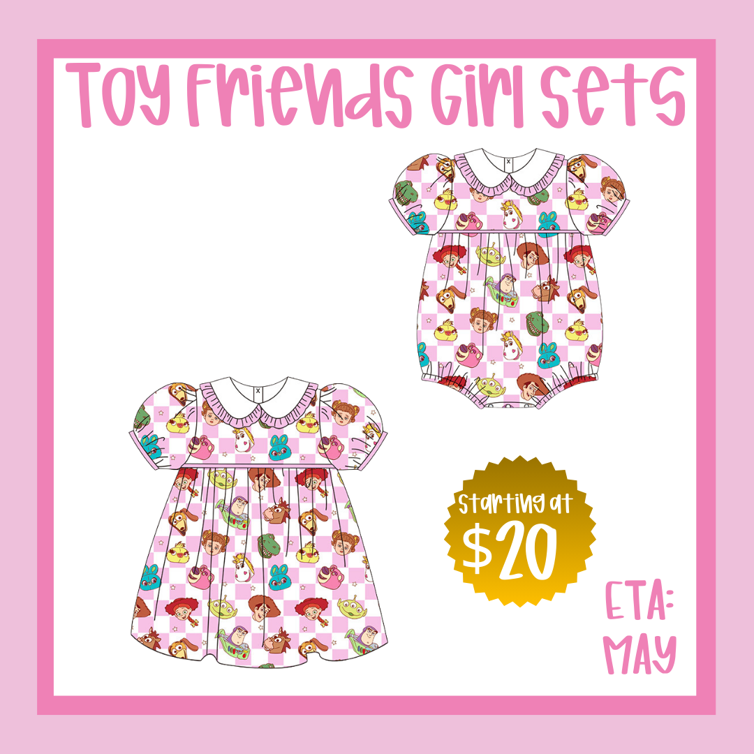 Toy Friends Girl Sets