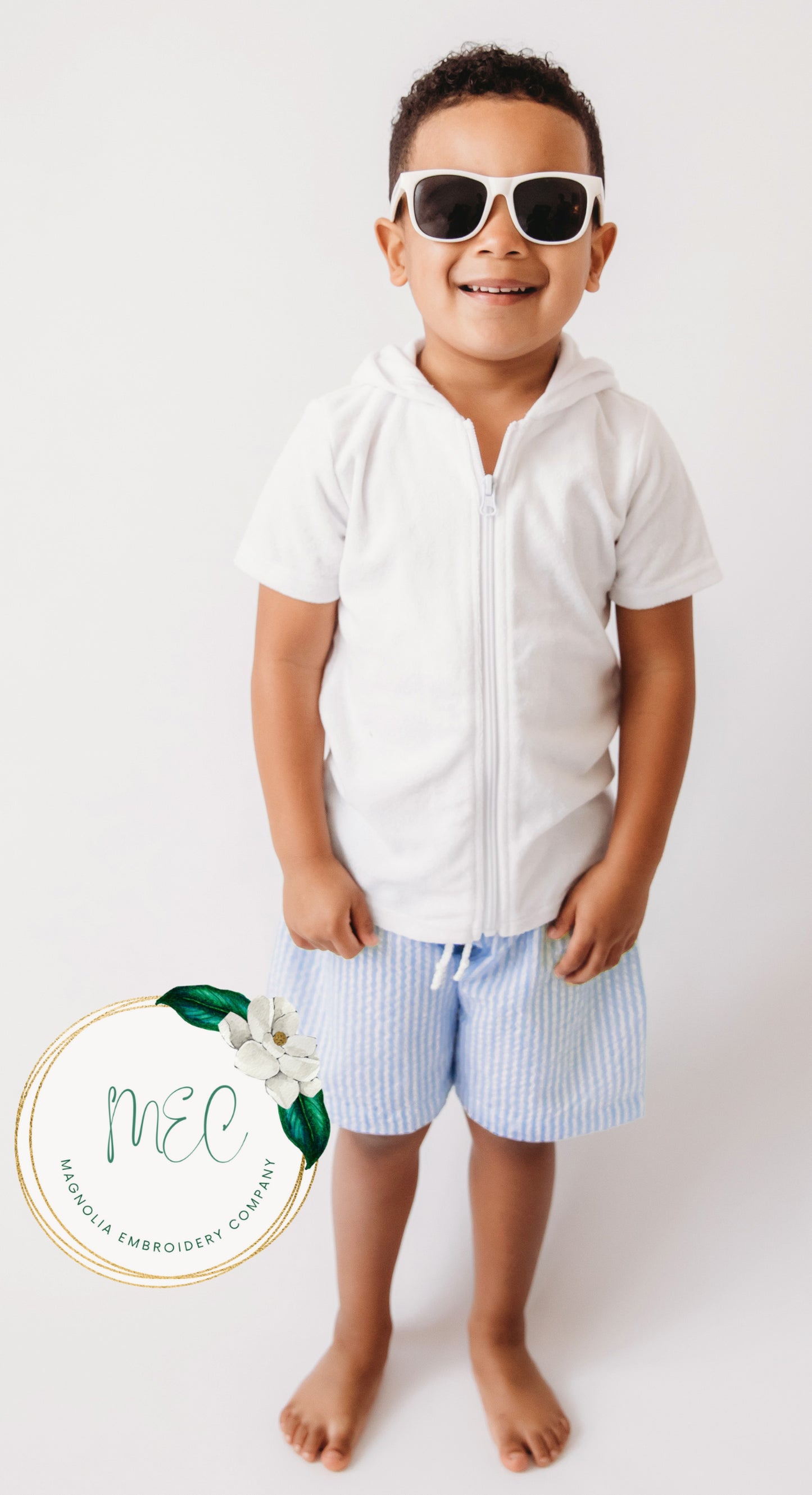 Boy's Terry Cloth Swim Cover-up