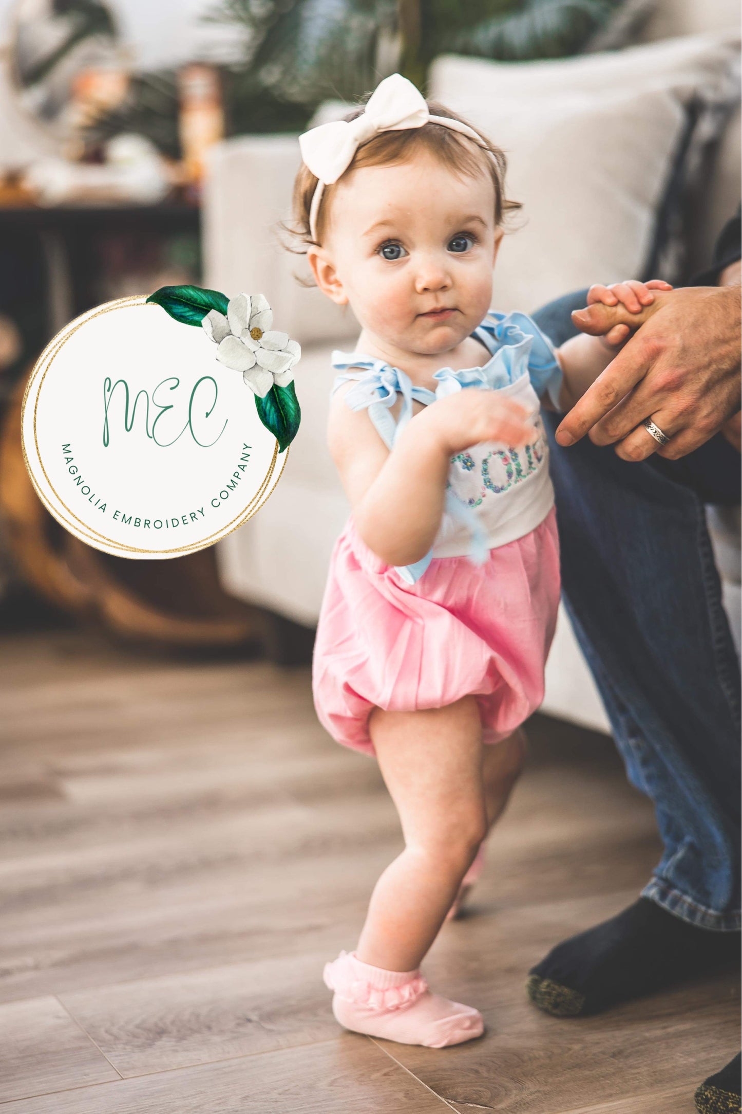 Customizable Pink & Blue Bubble Sunsuit
