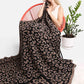 Luxury Soft Leopard Print Throw Blanket: Gray