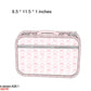 Pink Flowers + Bows Toile Luggage
