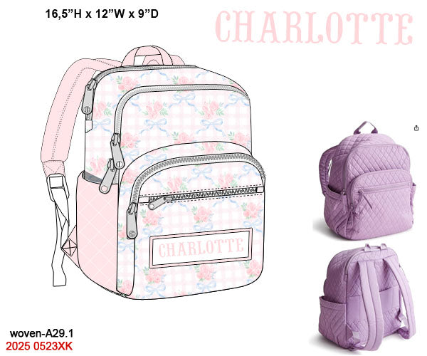 Rosebud Trellis Luggage