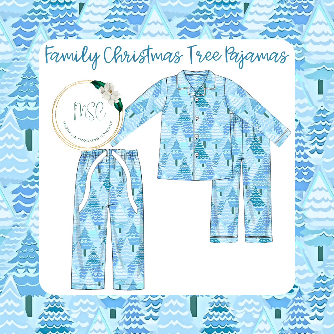 Family Christmas Tree Pajamas - Children/Youth Sizes