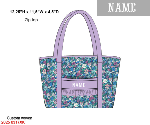 Blue Liberty Floral Luggage