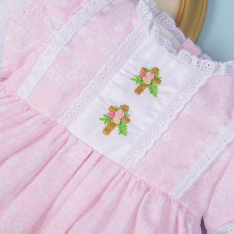Hand Embroidered Cross Dress