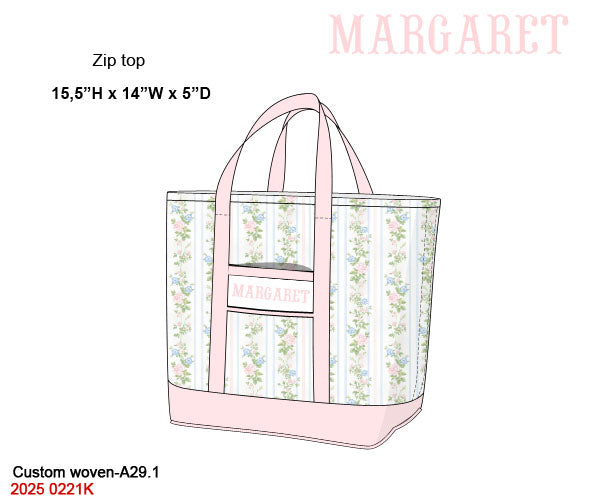 Stripes + Vines Luggage