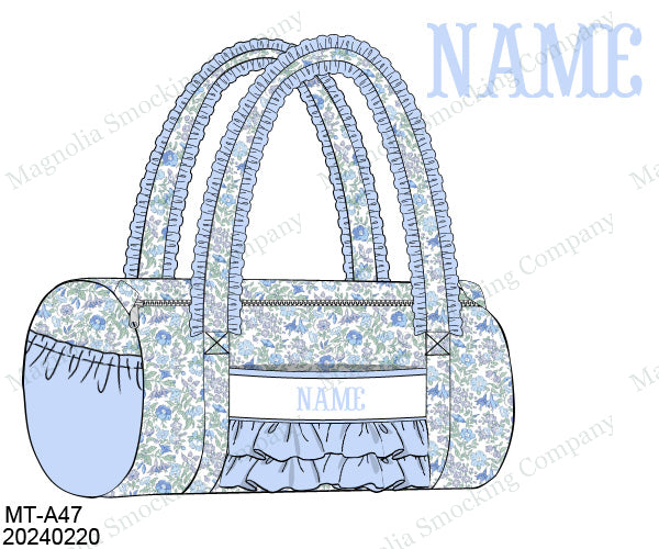 Girls Custom Smocked Luggage Pre-Order