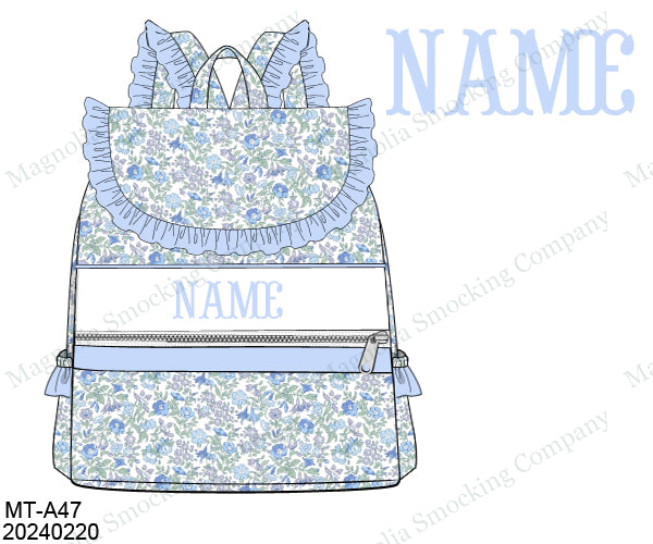 Girls Custom Smocked Luggage Pre-Order