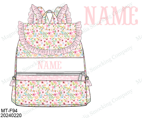 Girls Custom Smocked Luggage Pre-Order