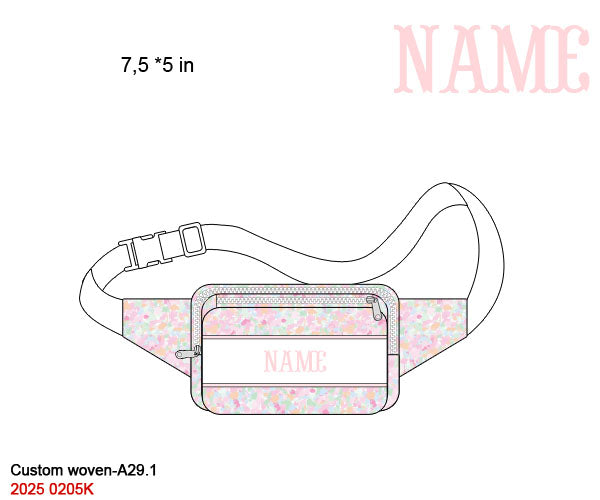 Brushed Watercolor Luggage