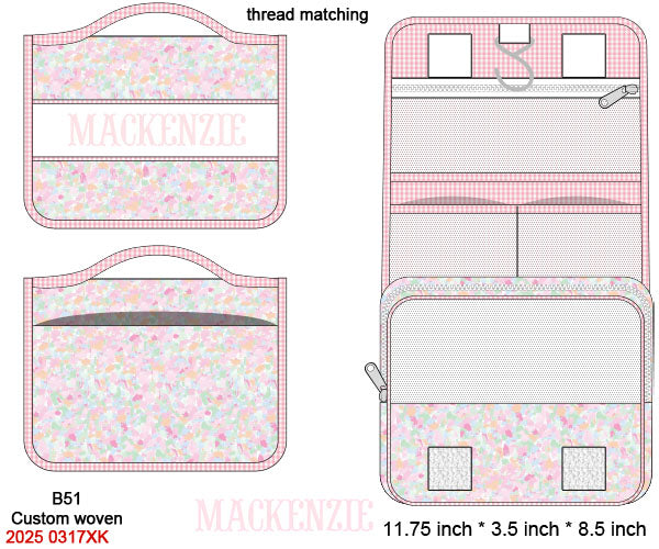 Brushed Watercolor Luggage