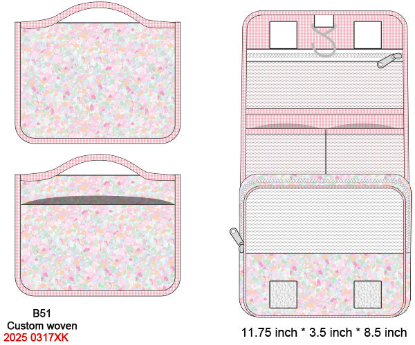 Brushed Watercolor Luggage