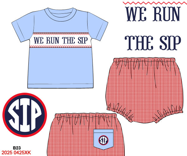 We Run the Sip Smocks *2025 PO*