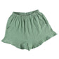 Green High Waist Pocketed Ruffle Shorts