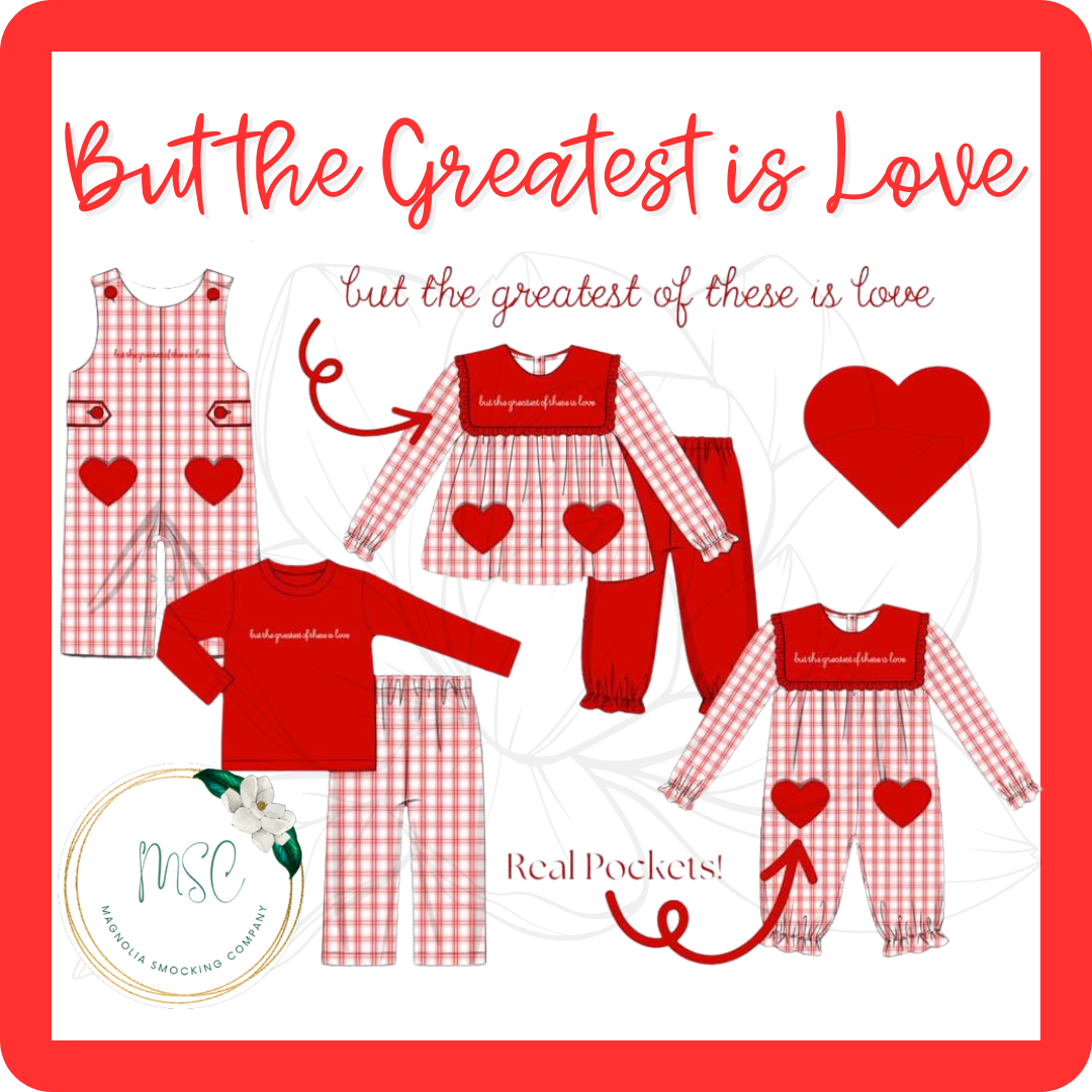 But the Greatest is Love - Girl Pant Set