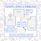 Flowers, Bows & Rainbows Luggage