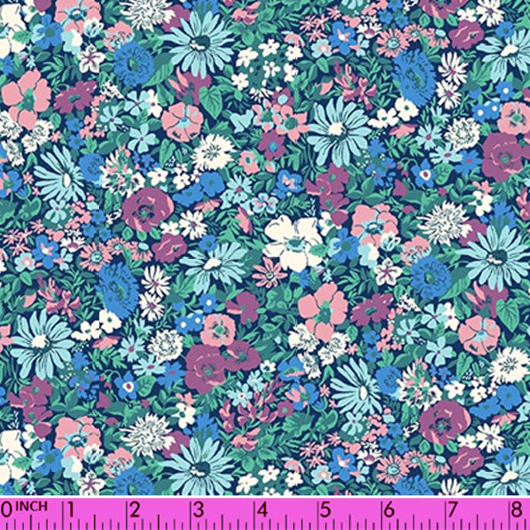 Blue Liberty Floral Luggage