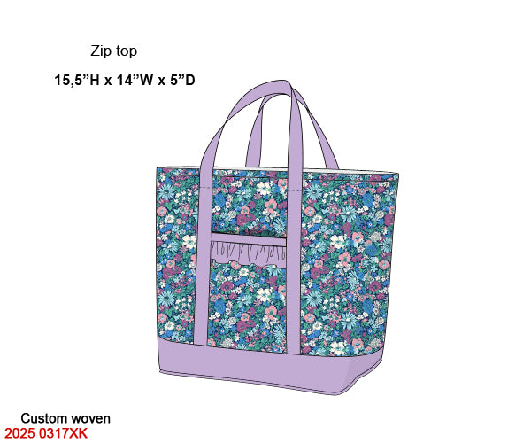 Blue Liberty Floral Luggage