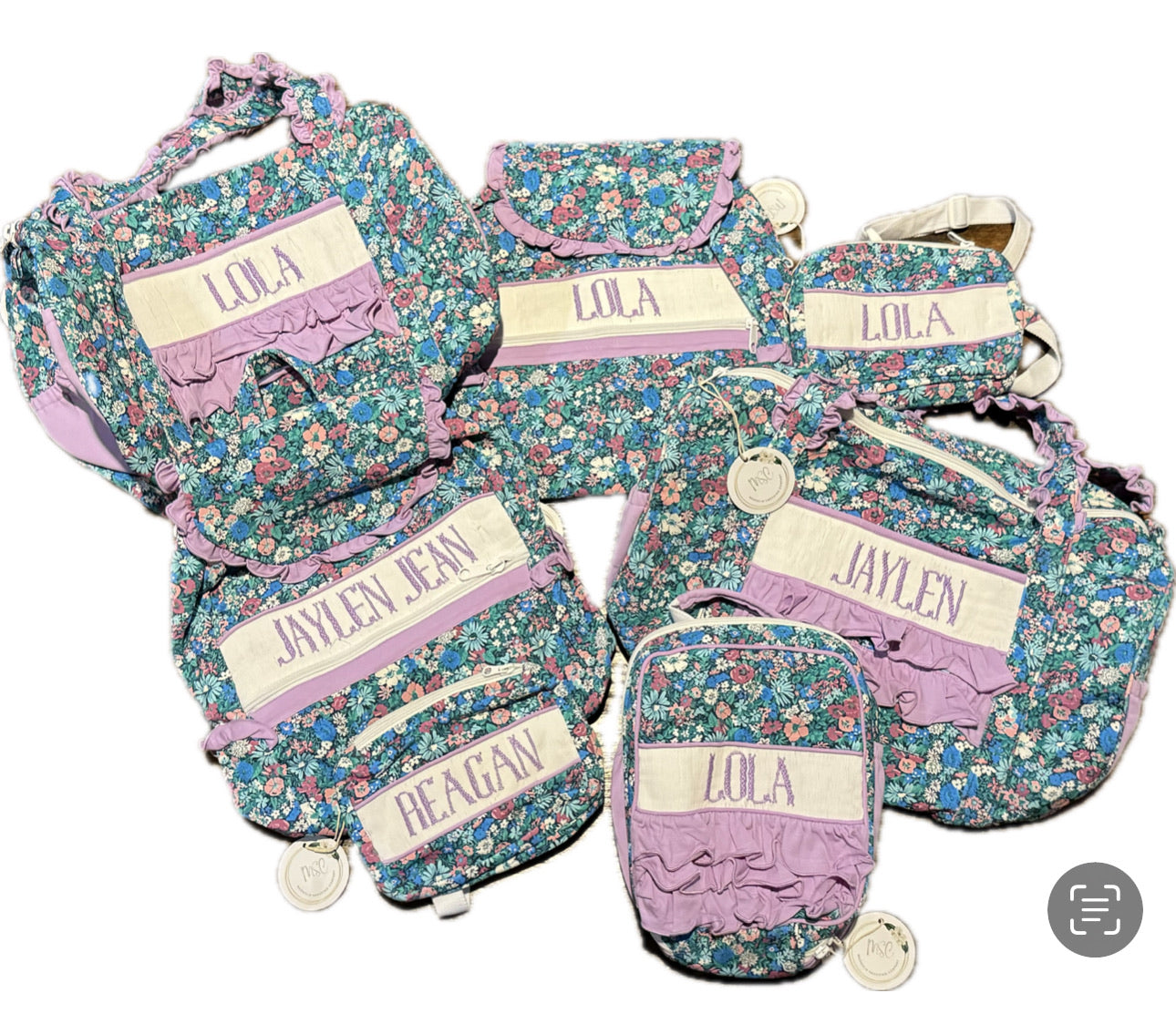 Blue Liberty Floral Luggage