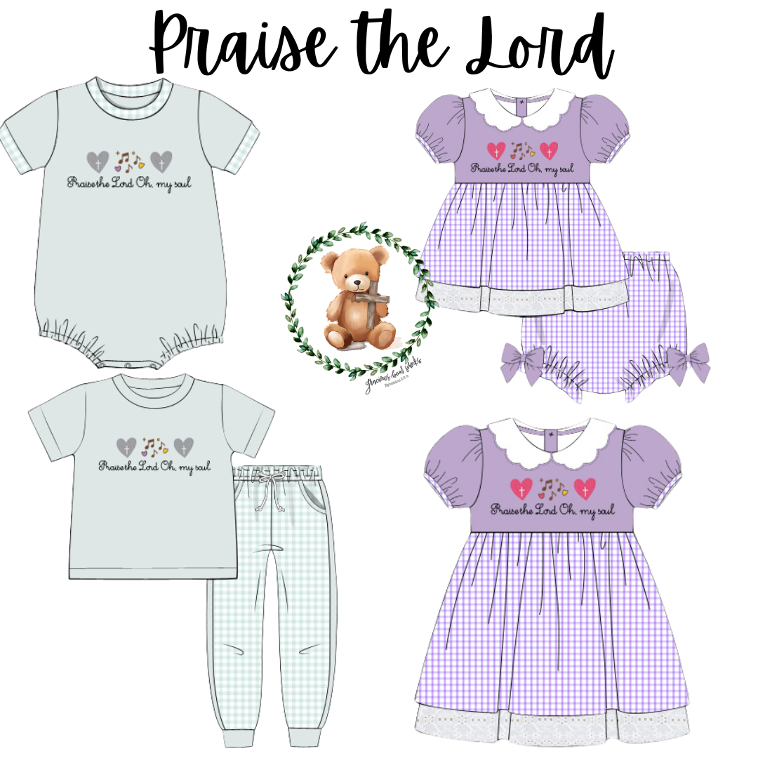 PO17 - Praise the Lord Boy Jogger Set (ETA April)