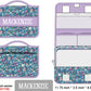 Blue Liberty Floral Luggage