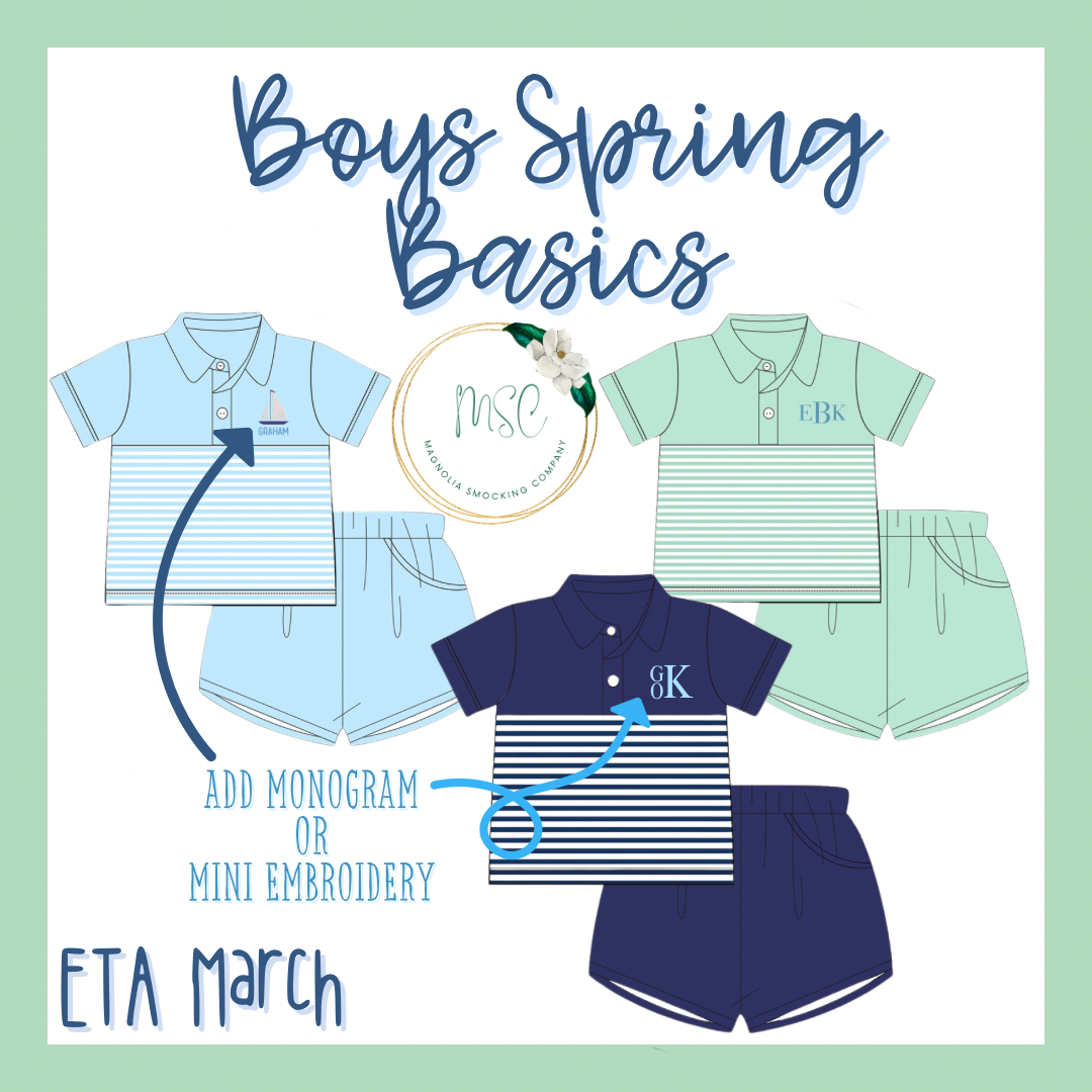 Boys Spring Basics