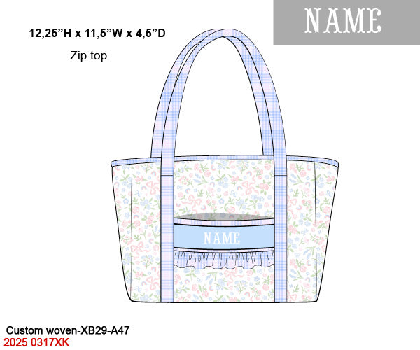 Flowers, Bows & Rainbows Luggage