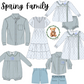 PO17 - Spring Family Girl Diaper Set (ETA April)