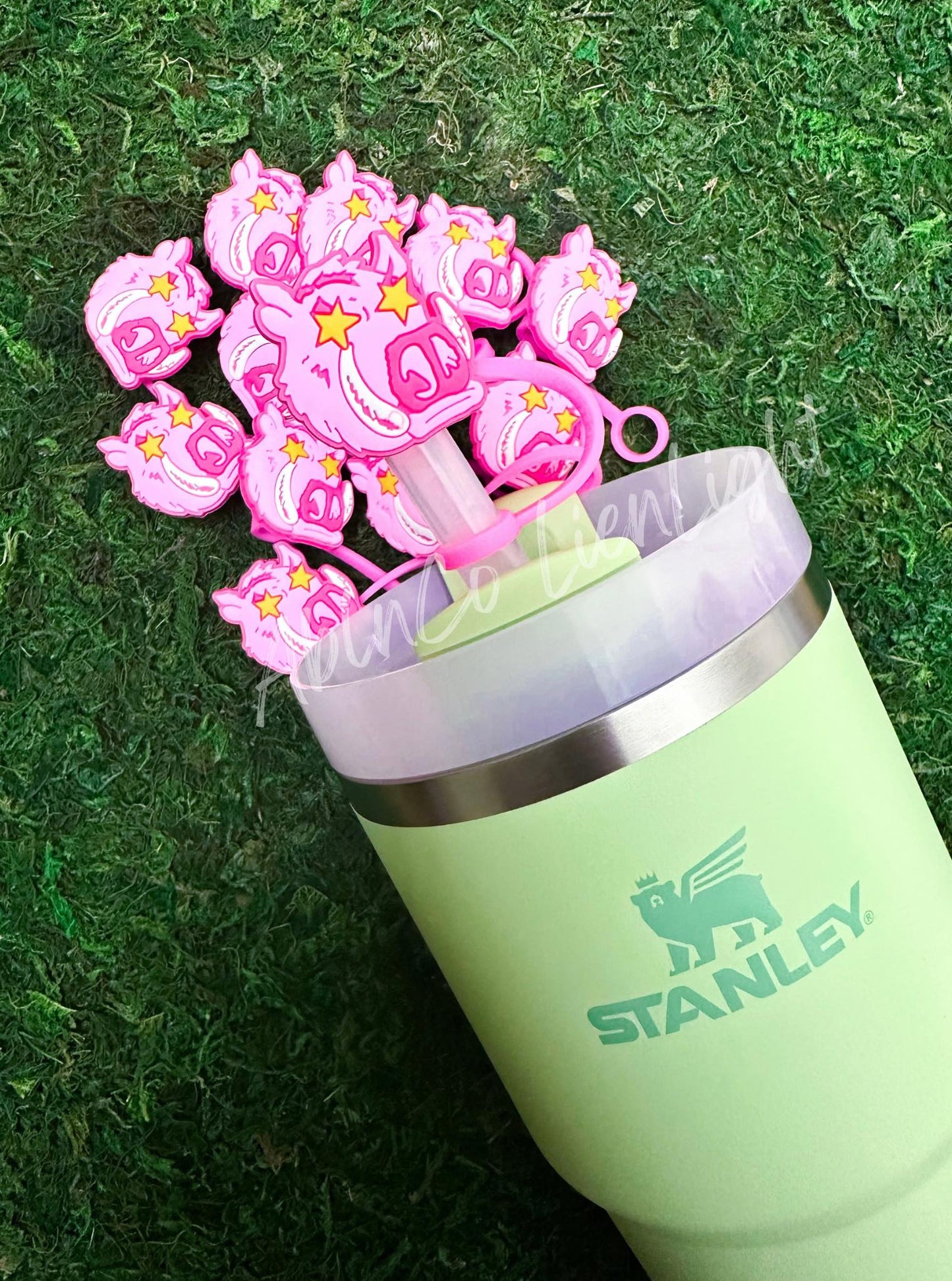 Preppy Mascot Straw Covers