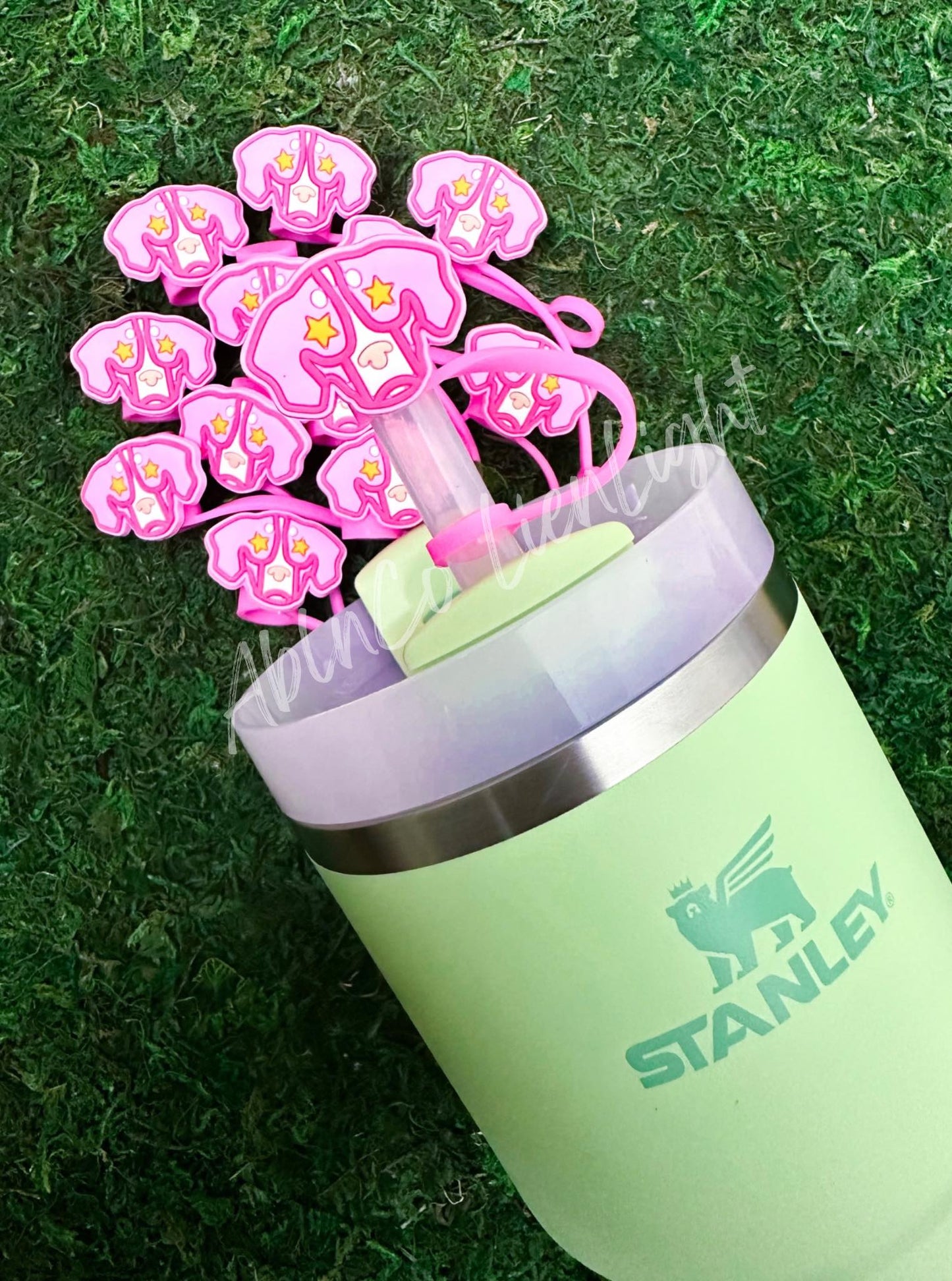 Preppy Mascot Straw Covers