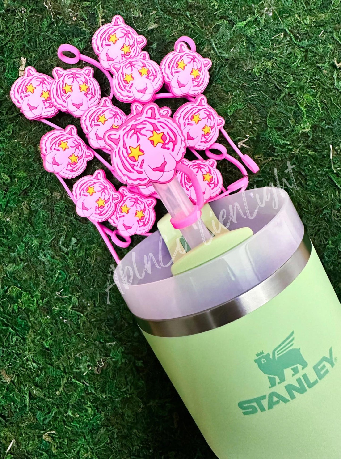 Preppy Mascot Straw Covers