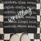 Sport Writing Sweatshirts - Multiple Options